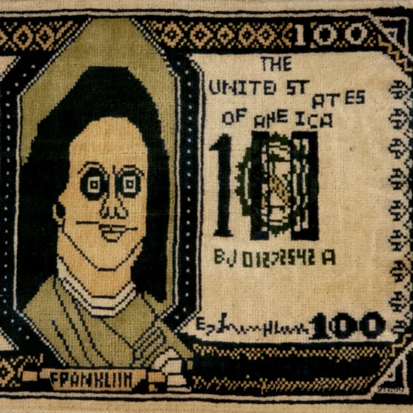 Tappeto con il dollaro