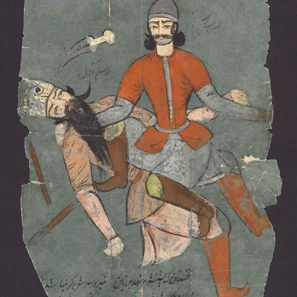 Manoscritto illustrato (frammento)