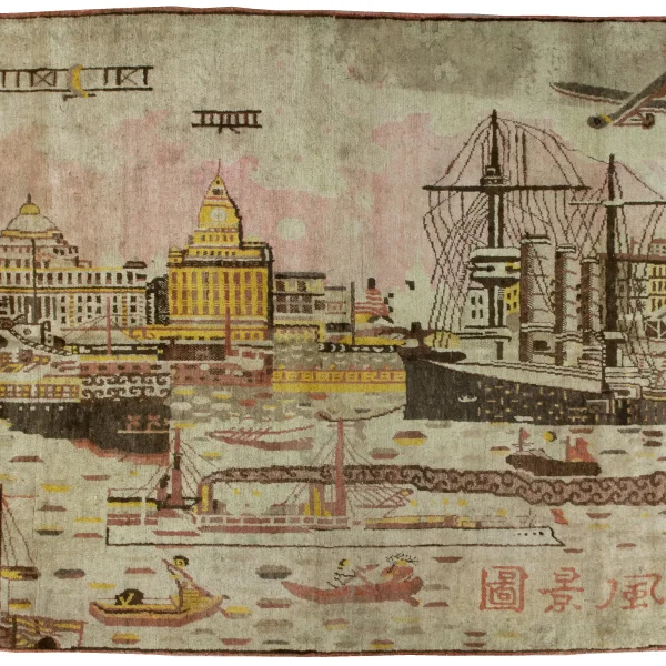 Tappeto di città e guerra