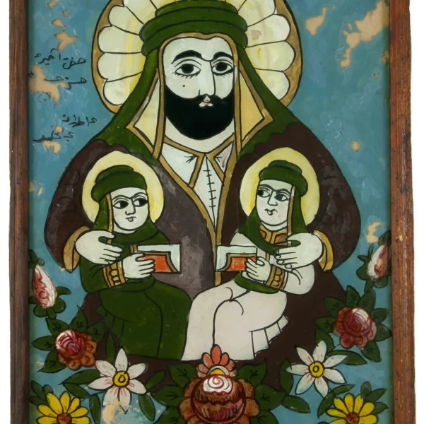 Olio su vetro (eglomisé)
