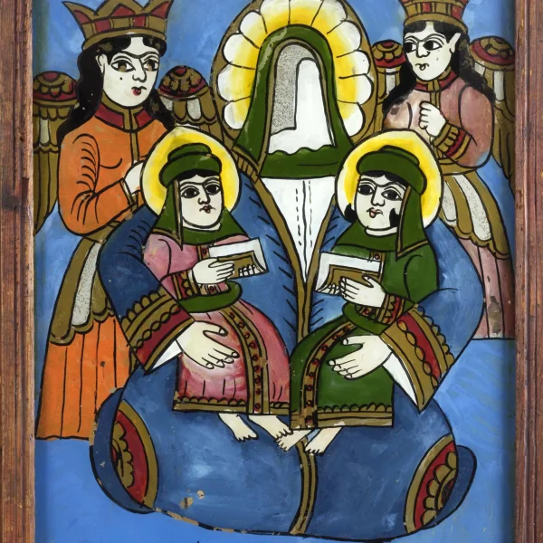 Hazrat (santo) Alì con i figli Hassan e Husseyn