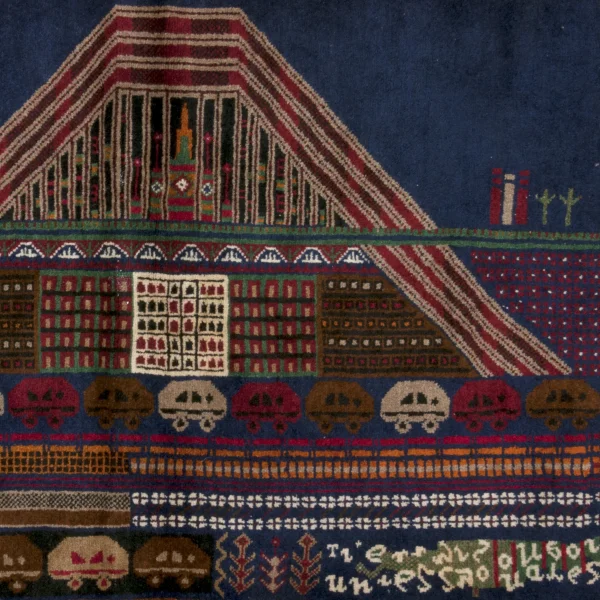 Tappeto con la città