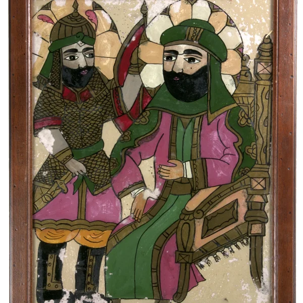 Il Santo Alì con il figlio Hosseyn. Attribuito: Abd-al-Gialil