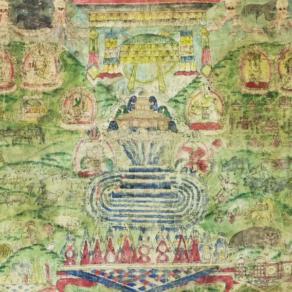 Thang-ka cosmologico / geomantico