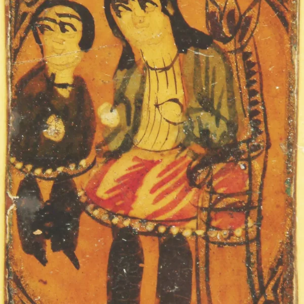 Dama di corte con inserviente