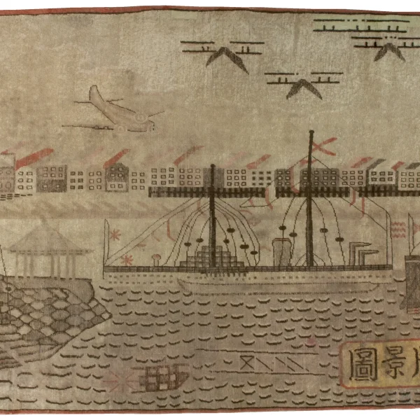 Tappeto di città e guerra