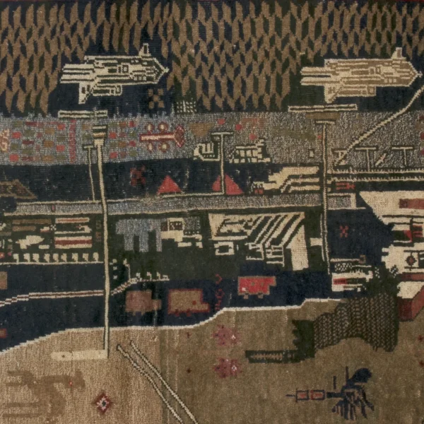 Tappeto con la città