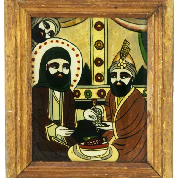 Olio su vetro (eglomisé)