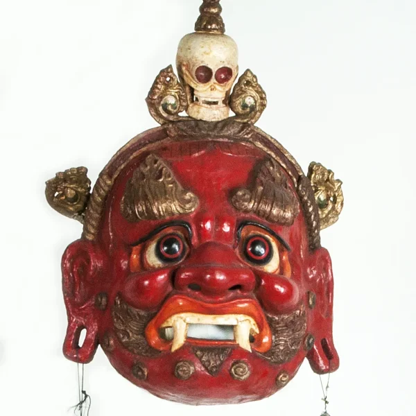 Maschera rituale per danza Tsam di Selmechi