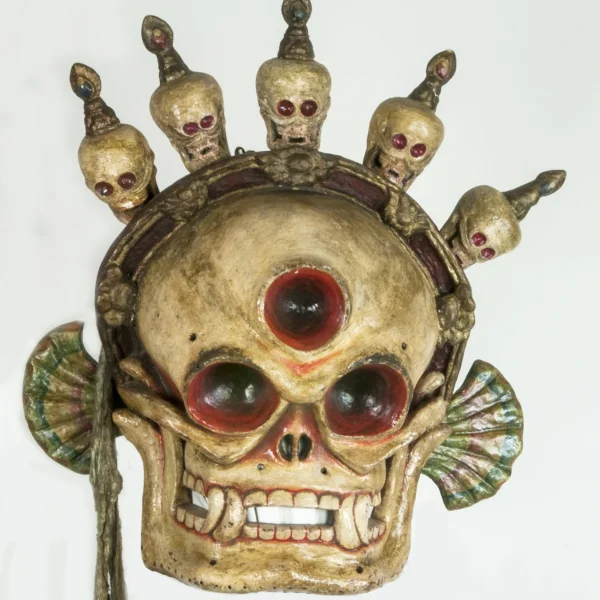 Maschera rituale per danza Tsam dei Chitipati