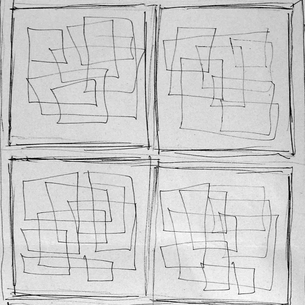 Studio per "Le porte del Paradiso"