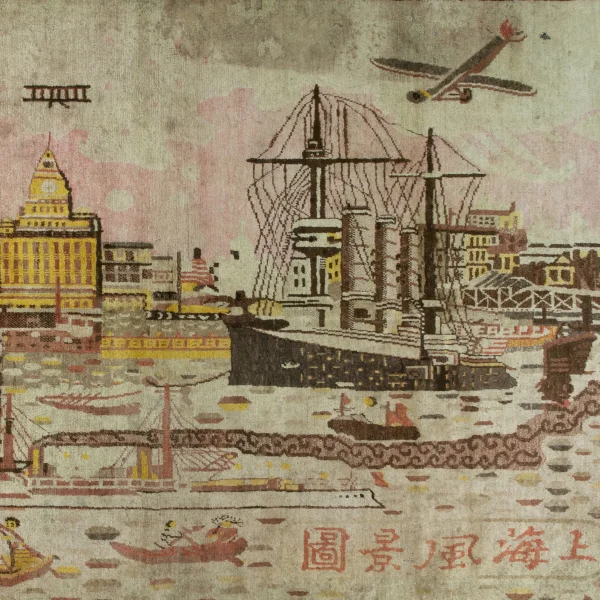 Tappeto con la città