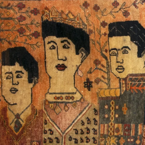 Tappeto con il ritratto