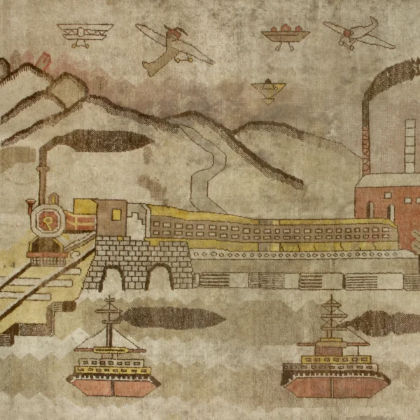 Tappeto con la città