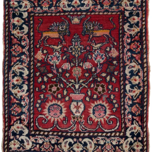 Tapp Dorosh leoni armati con sole nascente, pavone