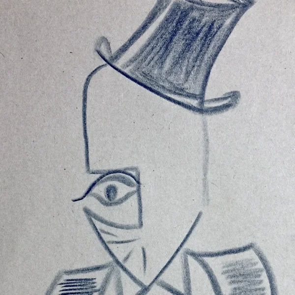 L'uomo con l'occhio destro