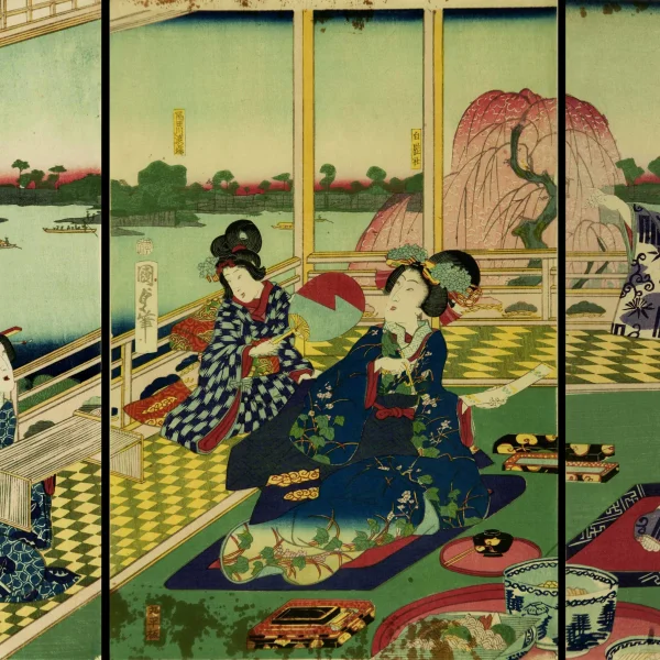 Bijin-ga (ritratto) e Meisho (paesaggio)