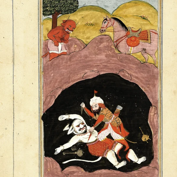 Il "Mostro bianco" parlante attacca Rostam… (Libro dei Re)