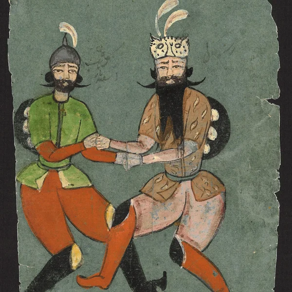 Manoscritto illustrato (frammento)