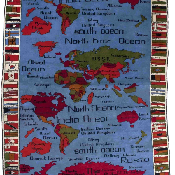 Tappeto geografico afgano