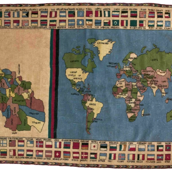 Tappeto geografico afgano