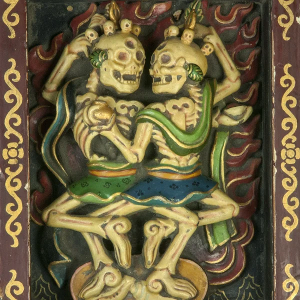 Zhalu (Finestra sacra) con Danza dei Chitipati