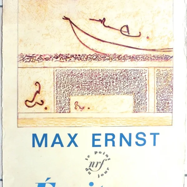 Écritures à La Hune | 1 Affiche