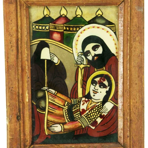 Olio su vetro (eglomisé)