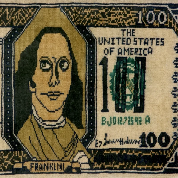 Tappeto con il dollaro