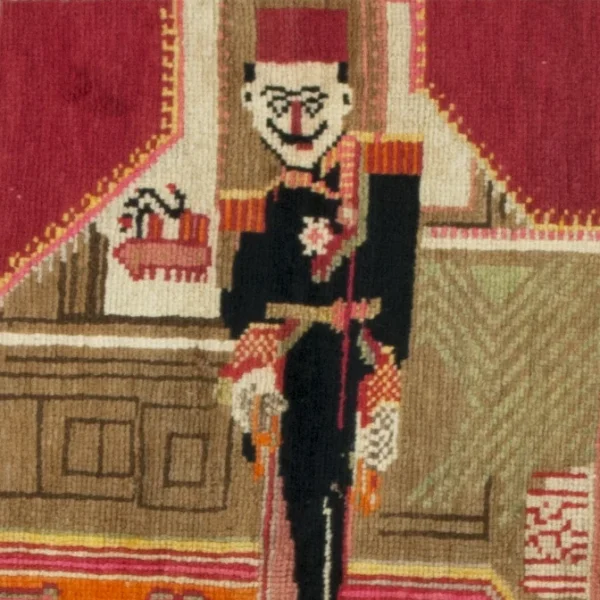 Tappeto con il ritratto