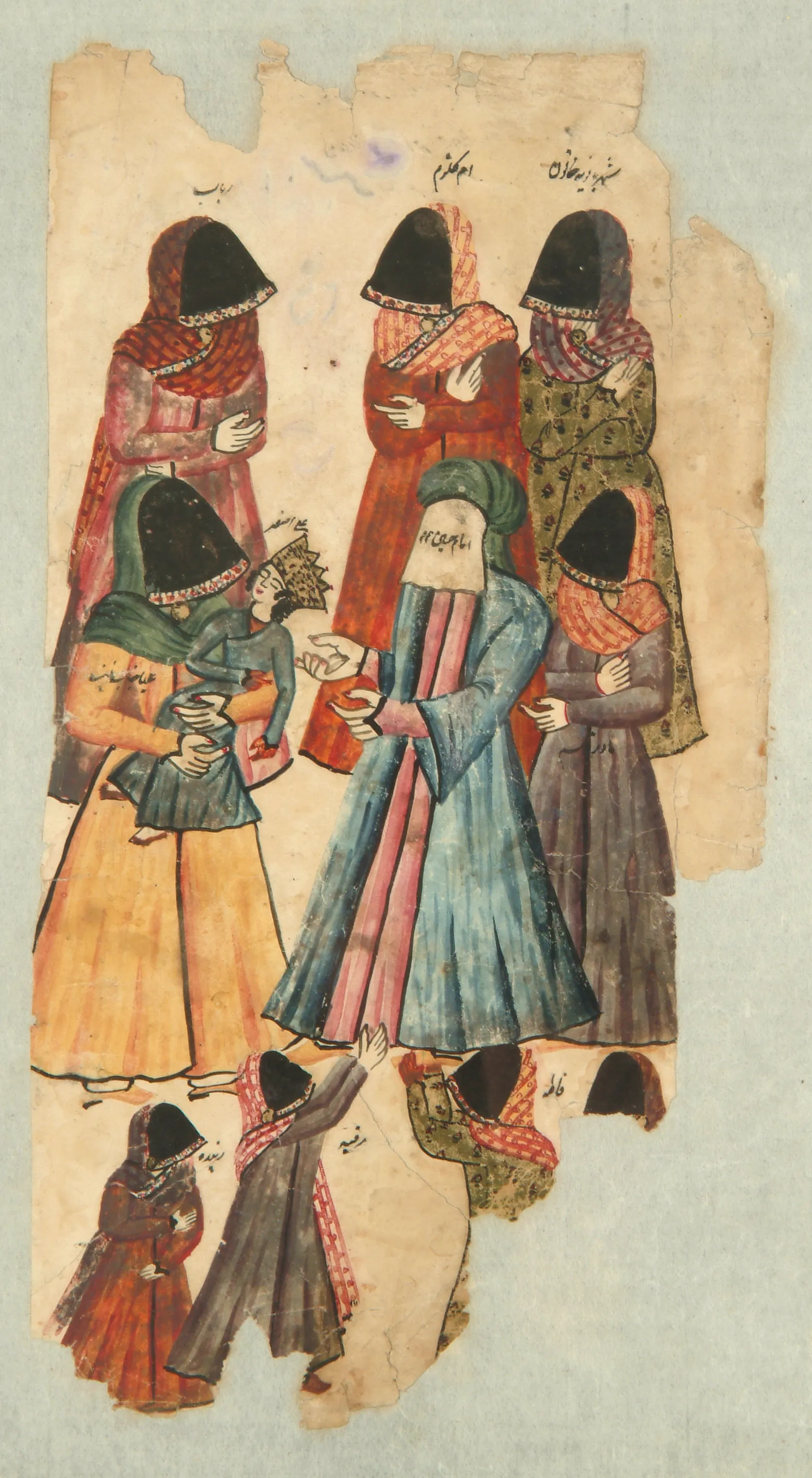 Il Giovane Asghar in braccio e le donne attorniano Hazrat… - Storia dei Santi Sciiti